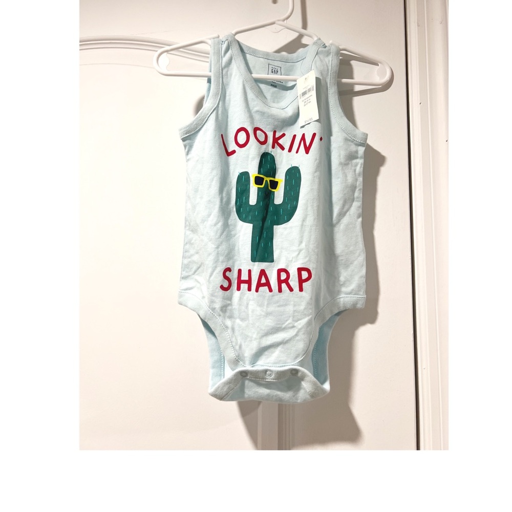 Baby Gap Lookin Sharp Cactus Onesie Baby 12 -18 months NWT new with tags